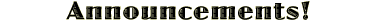 Liberty Theater Announcements